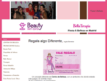 Tablet Screenshot of beautypartycenter.com